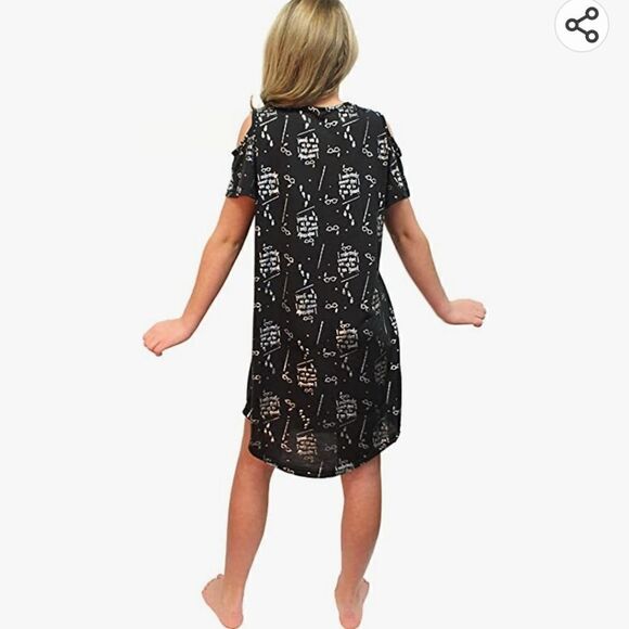 Harry Potter I Solemnly Swear Shoulder Cut Out Nightgown - Picture 2 of 4